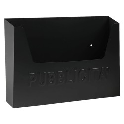 CASSETTA PORTAPUBBLICITA' 'ERICA' cm 35,5x8,5x H 26 - antracite (PZ 1)