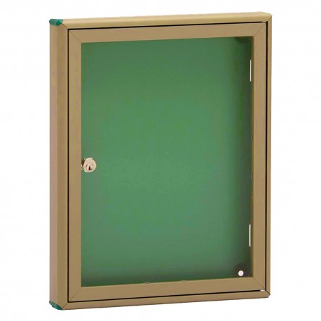 BACHECA PORTA AVVISI 1 FOGLIO cm 29x5x h.37 - bronzo (PZ 1)