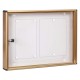 BACHECA PORTA AVVISI 2 FOGLI cm 48x5x h.35 - bronzo (PZ 1)