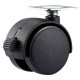 RUOTA PER MOBILI DOPPIA Ã¸ 40 - piastra mm 38 x 38 - capacitÃ  kg 25 - pz 2 BL (BL 1)