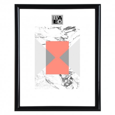 CORNICE 'AMBROISE' cm 21 x 29,7 - nero (PZ 1)