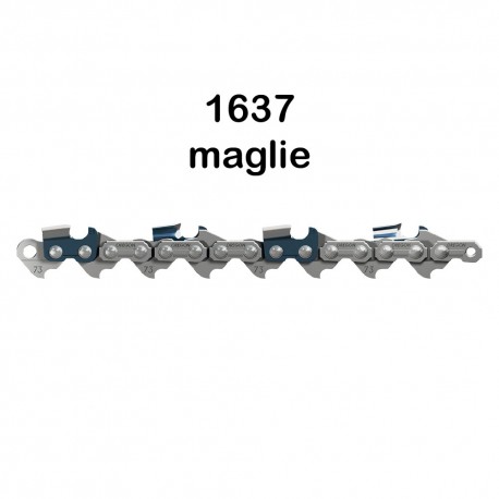 CATENA PER MOTOSEGA SERIE 'DX' '75DX-100R' / 3/8 - sp.1,6 -1637 magl.rot. 30,5mt (RT 1)