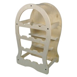 BOTTE PORTABOTTIGLIE 13 pos. - chiaro cm. 37 x 27 x h.62 (PZ 1)
