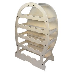 BOTTE PORTABOTTIGLIE 23 pos. - chiaro cm. 49 x 27 x h.76 (PZ 1)