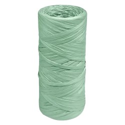 RAFIA SINTETICA A GOMITOLO gr. 100 circa - verde (KG 5)
