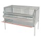 GABBIA GALLINE OVAIOLE TRE CELLE cm 107 x 50 x H 80 (PZ 1)