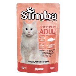 BOCCONCINI PER GATTI 'ADULT' salmone e orata - gr 100 (PZ 24)