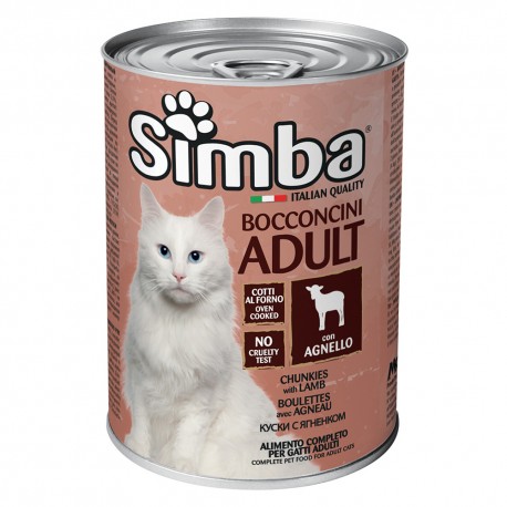 BOCCONCINI PER GATTI 'SIMBA' agnello - gr 415 (PZ 24)