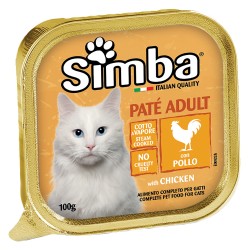 PATE' PER GATTI 'SIMBA' pollo - gr 100 (PZ 32)