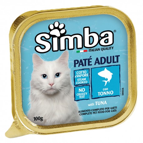 PATE' PER GATTI 'SIMBA' tonno - gr 100 (PZ 32)
