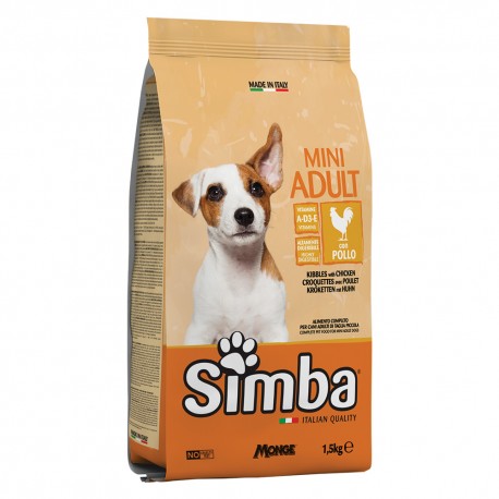 CROCCHETTE PER CANI 'MINI ADULT' pollo - kg 1,5 (PZ 1)