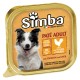 ALIMENTO PER CANI 'PATE' ADULT' pollo e fegato - gr 150 (PZ 24)