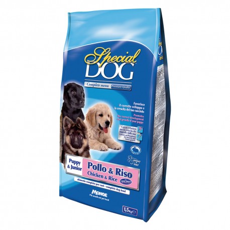 CROCCHETTE PER CANI JUNIOR 'SPECIAL DOG' pollo e riso - kg 1,5 (PZ 1)