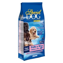 CROCCHETTE PER CANI JUNIOR 'SPECIAL DOG' pollo e riso - kg 15 (PZ 1)