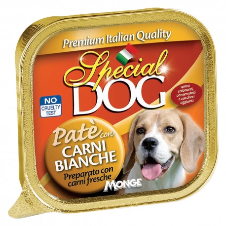 ALIMENTO PER CANI 'PATE SPECIAL DOG' carni bianche - gr 150 (PZ 24)