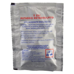METABISOLFITO DI POTASSIO gr. 100 (PZ 1)
