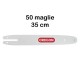 BARRA PER MOTOSEGA 'SINGLE RIVET' 3/8 sp.1,1 - 50 magl.- 35cm (mini) (PZ 1)
