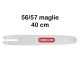 BARRA PER MOTOSEGA 'SINGLE RIVET' 3/8 sp.1,3 - 56/57 magl.- 40 cm (PZ 1)