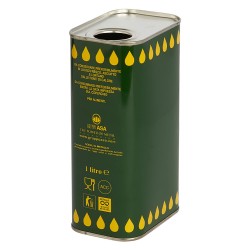 LATTA PER OLIO IN LAMIERA Lt. 1 - foro Ã˜ 32 mm (PZ 32)