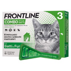 ANTIPARASSITARIO 'FRONTLINE COMBO' gatti/furetti - 3 pipette ml 0,5 (CF 1)