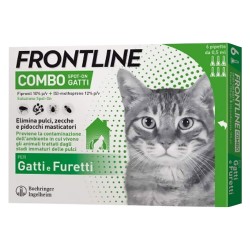 ANTIPARASSITARIO 'FRONTLINE COMBO' gatti - 6 pipette ml 0,5 (CF 1)