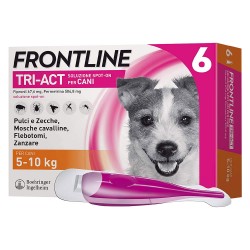 ANTIPARASSITARIO 'FRONTLINE TRI-ACT' cani 5/10 kg - 6 pipette ml 1 (CF 1)