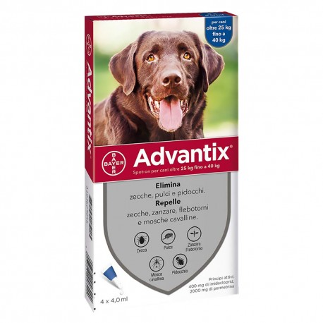 ANTIPARASSITARIO 'ADVANTIX SPOT-ON' 25-40 kg - 4 pipette ml 4 (CF 1)