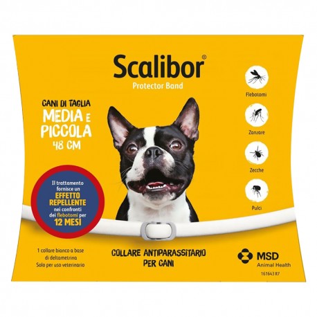 COLLARE ANTIPARASSITARIO PER CANI 'SCALIBOR' cm. 48 (PZ 1)