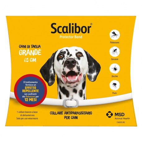 COLLARE ANTIPARASSITARIO PER CANI 'SCALIBOR' cm. 65 (PZ 1)