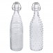 BOTTIGLIA IN VETRO 'DOPPIO DECORO' 1000 ml fondo bianco (PZ 12)