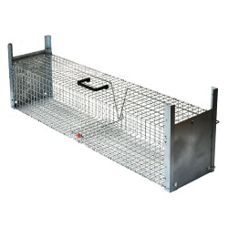 TRAPPOLA PER PREDATORI DOPPIA ENTRATA cm 120 x 38 x h 40 (PZ 1)