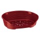 LETTINO PER ANIMALI 'SIESTA DELUXE' N.6 - cm 70,5 x 52 x h.23,5 / bordeaux (PZ 1)