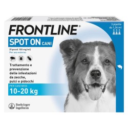 ANTIPARASSITARIO 'FRONTLINE SPOT-ON' cani 10/20 kg - 3 pipette ml 1,34 (CF 1)