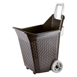 TROLLEY DA GIARDINO 'KART' colore cacao (PZ 1)