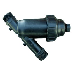 FILTRO IN LINEA 'YEV' attacchi filetto maschio 11/4 (PZ 1)