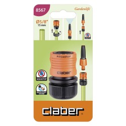 RACCORDO RAPIDO AQUASTOP Art. 8567 - 5/8 blister (BL 1)