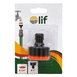 ATTACCO A RUBINETTO MULTIFILETTO 3/4 - 1 - blister (BL 1)