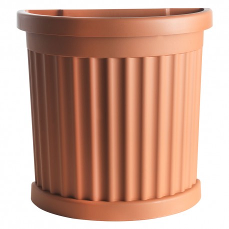 VASO 'ROMA' cm 27 x 52 x h 49 Lt. 35 terracotta (PZ 1)