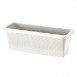 FIORIERA RETTANGOLARE 'PAGLIA' cm 60x20x17,5 lt.11,5 - panna (PZ 1)