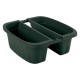 BALCONETTA DOPPIA 'KLUNIA' cm 40 x 19,8 x 18,5 - lt.7 verde (CF 1)
