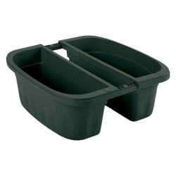 BALCONETTA DOPPIA 'KLUNIA' cm 40 x 19,8 x 18,5 - lt.7 verde (CF 1)