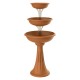 CIOTOLA PER FIORI CON COLONNA 'TREVI' Ã˜ cm 30/40/50 - terracotta (CF 1)