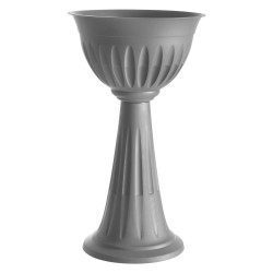 VASO PVC A COLONNA Ã˜ cm 43 x h.74,5 lt.20 - grigio (PZ 1)