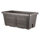 FIORIERA RETTANGOLARE cm 80 x 40 x 34 - antracite (senza sottovaso) (PZ 1)