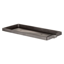 SOTTOVASO PER FIORIERA RETTANGOLARE cm 75 x 33,5 x 4,5 - antracite (PZ 1)