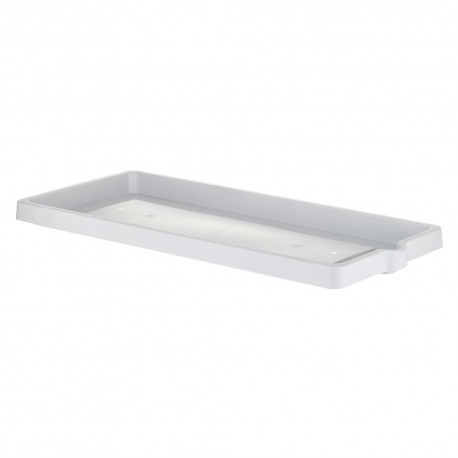 SOTTOVASO PER FIORIERA RETTANGOLARE cm 75 x 33,5 x 4,5 - ghiaccio (PZ 1)