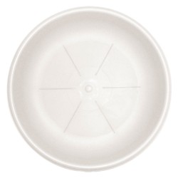 SOTTOVASO Ã¸ 22 per vaso Ã¸ 25 - bianco (PZ 1)
