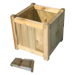 FIORIERA IN LEGNO 'VERACRUZ' 40 x 40 x h.40 (PZ 1)