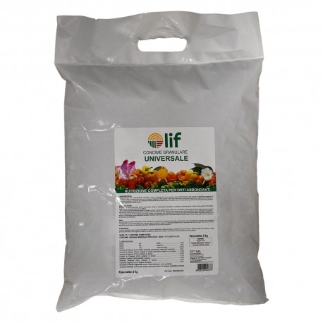 CONCIME GRANULARE UNIVERSALE 'NPK 7-7-7' Kg. 5 (PZ 1)