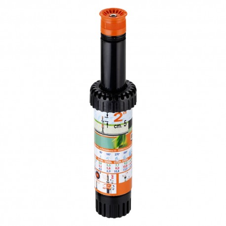 IRRIGATORE POP-UP STATICO REGOLABILE Art. 90004 - alzo cm 5 (PZ 1)
